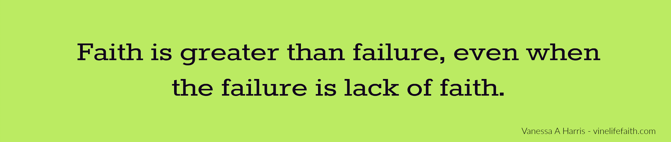 faith-vs-failure